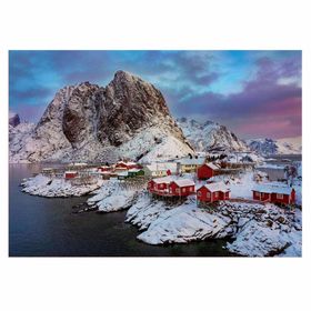 Educa Puzzle 1500 Parça Norveç Lotofen Adası Kış Manzarası