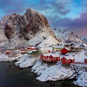 Educa Puzzle 1500 Parça Norveç Lotofen Adası Kış Manzarası