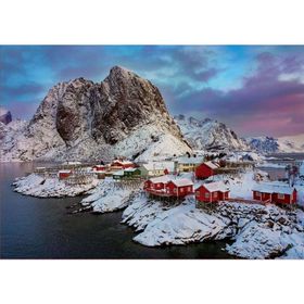 Educa Puzzle 1500 Parça Norveç Lotofen Adası Kış Manzarası