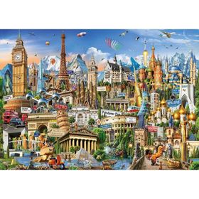 Educa Puzzle 2000 Parça Avrupanın Simge Yapıları