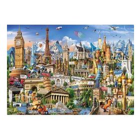 Educa Puzzle 2000 Parça Avrupanın Simge Yapıları