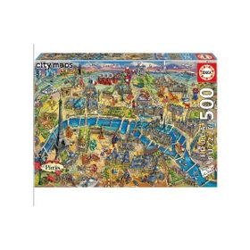Educa Puzzle 500 Parça Map Harita
