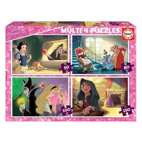 Educa Puzzle Multi 4 Disney Princess Puzzle