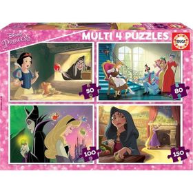 Educa Puzzle Multi 4 Disney Princess Puzzle
