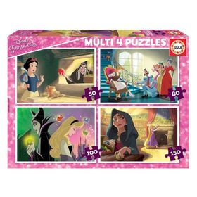 Educa Puzzle Multi 4 Disney Princess Puzzle