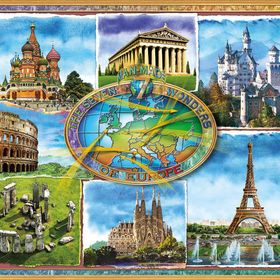 Educa Seven Wonders Of Europe 1500 Parça Puzzle