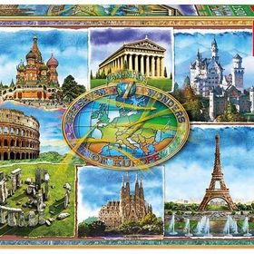 Educa Seven Wonders Of Europe 1500 Parça Puzzle