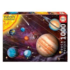Educa Solar System Neon 1000 Parça Puzzle