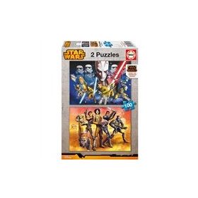 Educa Star Wars Rebels 2X100 Çocuk Puzzle