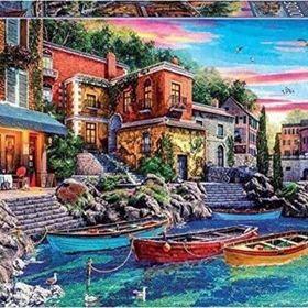 Educa Sunset In Como 3000 Parça Puzzle