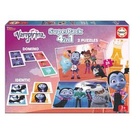 Educa Superpack Vampirina 4'lü Eğitici Oyun Seti Puzzle