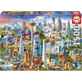 Educa Symbols From North America 1500 Parça Puzzle