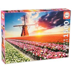 Educa Tulıps Landscape 1500 Parça Puzzle