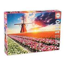 Educa Tulıps Landscape 1500 Parça Puzzle
