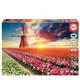 Educa Tulıps Landscape 1500 Parça Puzzle
