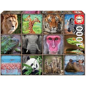 Educa Wild Animals Çocuk Puzzle