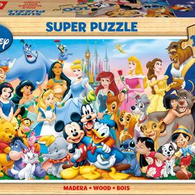 Educa World of Disney 100 Parça Ahşap Puzzle
