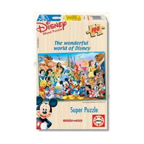 Educa World of Disney 100 Parça Ahşap Puzzle