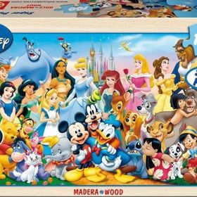 Educa World of Disney 100 Parça Ahşap Puzzle