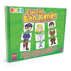 Edukido Ben Kimim EDU-1014 Mukavva Puzzle