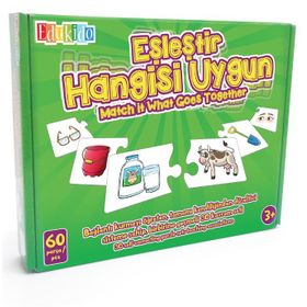 Edukido Hangisi Uygun EDU-1011 Mukavva Puzzle