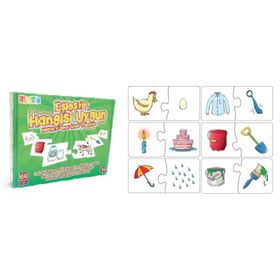 Edukido Hangisi Uygun EDU-1011 Mukavva Puzzle