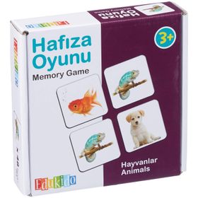 Edukido Hayvanlar EDU-1009 Mukavva Puzzle