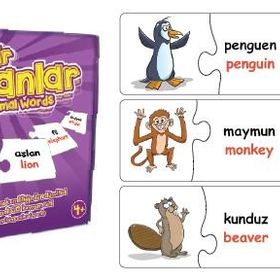 Edukido Hayvanlar EDU-1009 Mukavva Puzzle