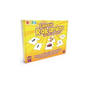Edukido Rakamlar EDU-1006 Mukavva Puzzle