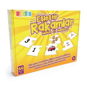 Edukido Rakamlar EDU-1006 Mukavva Puzzle
