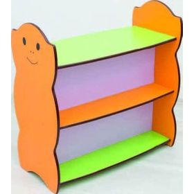 Edutoys 100x48x100 cm Renkli Tırtıl Kitaplık