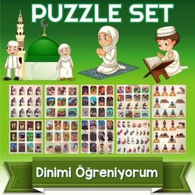 Edutoys 10'lu Set Dinimi Öğreniyorum Puzzle