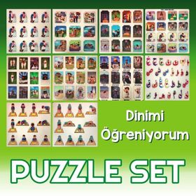 Edutoys 10'lu Set Dinimi Öğreniyorum Puzzle