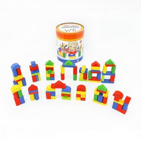 Edutoys 120 Parça Ahşap Bloklar