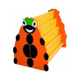 Edutoys 120x95x75 cm 8 Raflı Uğur Böceği Kitaplık