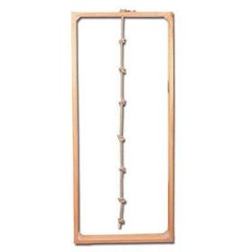Edutoys 194X80 cm Ahşap Tırmanma Halatı