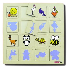 Edutoys 30x30 cm Gölge Oyunu Puzzle