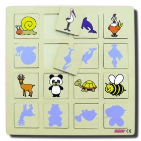 Edutoys 30x30 cm Gölge Oyunu Puzzle
