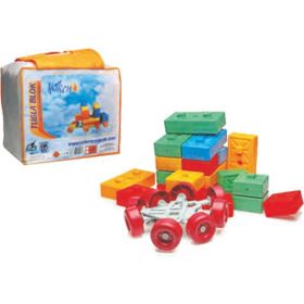 Edutoys 48 Parça Plastik Tuğla Blok