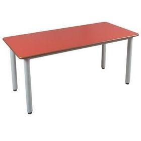 Edutoys 60x120x55 cm Renkli Dikdörtgen Masa