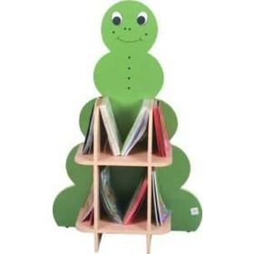 Edutoys 80x30x119 cm Yeşil Çıngöz Kitaplık