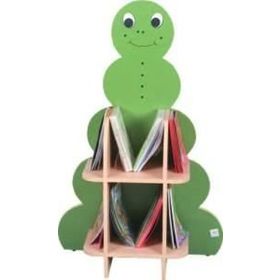 Edutoys 80x30x119 cm Yeşil Çıngöz Kitaplık