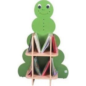 Edutoys 80x30x119 cm Yeşil Çıngöz Kitaplık