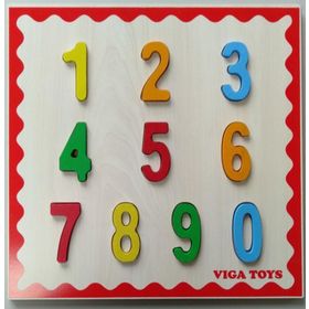 Edutoys Ahşap Rakam Tablası Puzzle