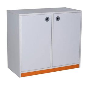 Edutoys Beyaz 2 Kapaklı Dolap