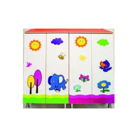 Edutoys Çatılı Bulut Figürlü Vestiyer