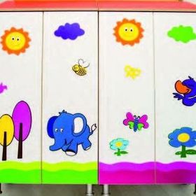 Edutoys Çatılı Bulut Figürlü Vestiyer