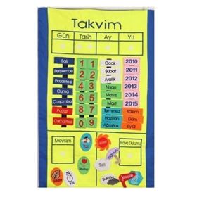 Edutoys Cırtcırtlı Takvim Panosu