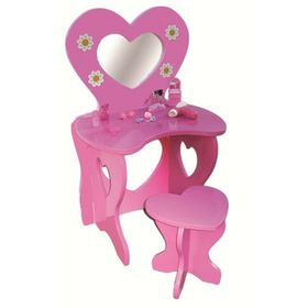 Edutoys Pembe Ahşap Güzellik Seti
