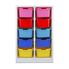 Edutoys Plastik 10 Çekmeceli Dolap